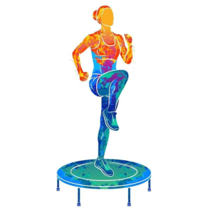 Rebounding is a fun way to stay fit!